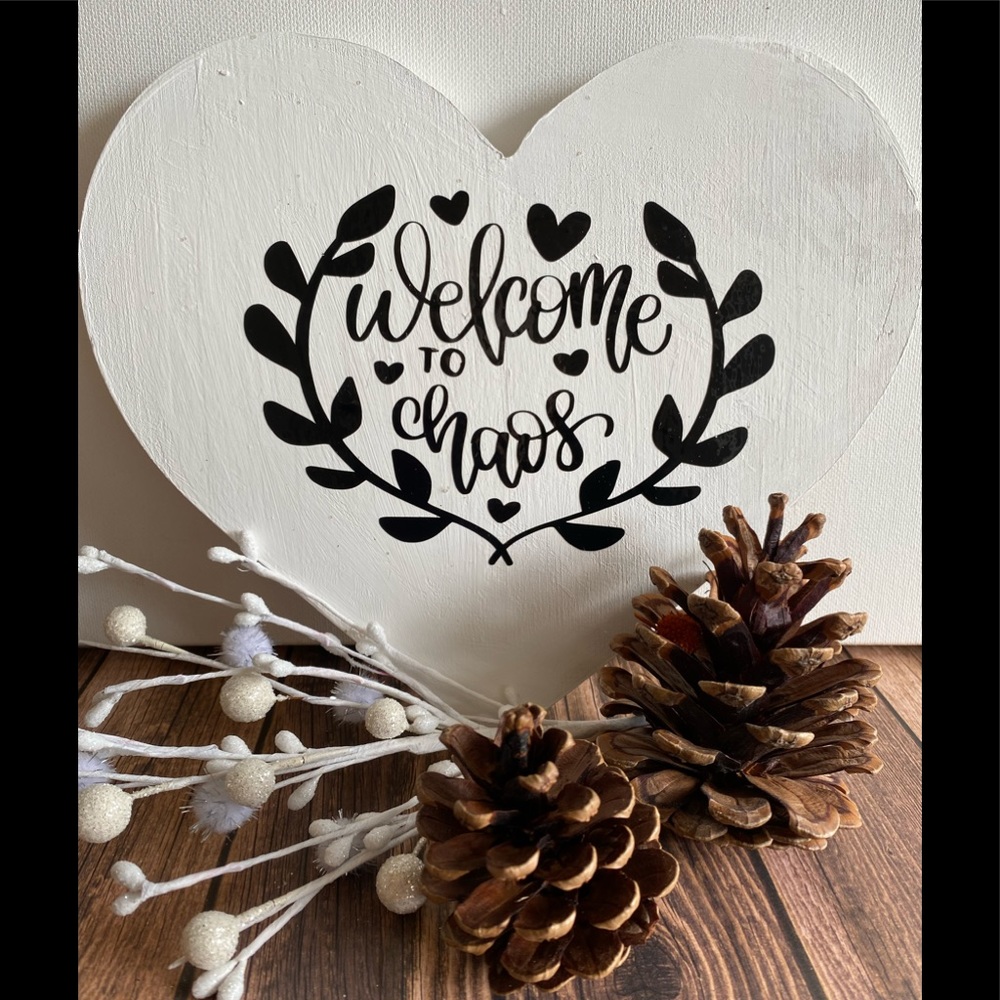 Custom heart door hanger